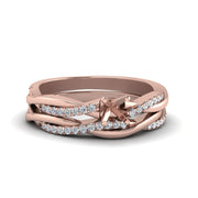 semi-mount-Infinity-twist-diamond-matching-bridal-set-in-14K-rose-gold-FD8253SM-NL-RG
